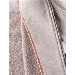 Бомбер среднего объема на молнии из петельчатого футера двухнитки с эластаном