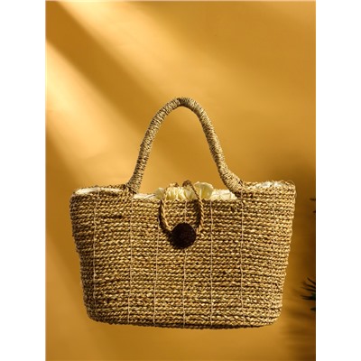 Сумка плетёная из сиграсса, 32×12×35 см