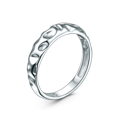 Кольцо из серебра родированное К-7565р