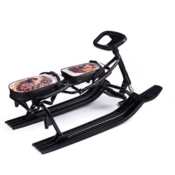 Игрушка Снегокат детский 505 "TWINS BABY PUSH" для двоих (Ёжики)