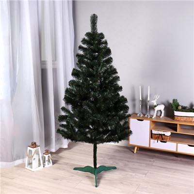 Искусственная ёлка «Канадская», 220 см, d нижнего яруса 115 см, 264 ПВХ веток отгибаются