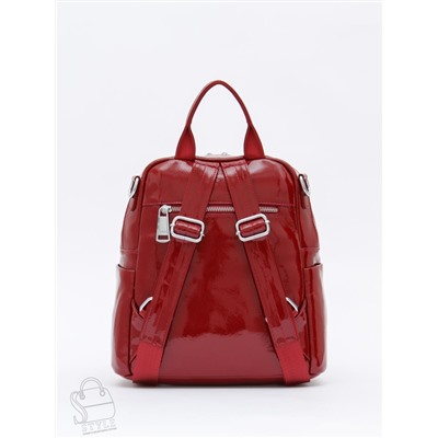 Рюкзак женский кожаный 21023-8 wine red Polina&Eiterou  в Новосибирске