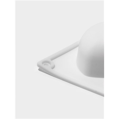 Форма для муссовых десертов и выпечки KONFINETTA «Сердца», 30×17.5×3 см, 8 ячеек (6.2×6 см), силикон, белая