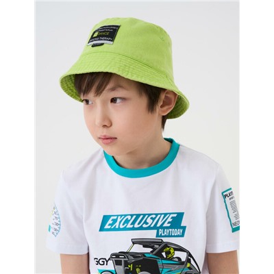 Панама текстильная джинсовая для мальчиков