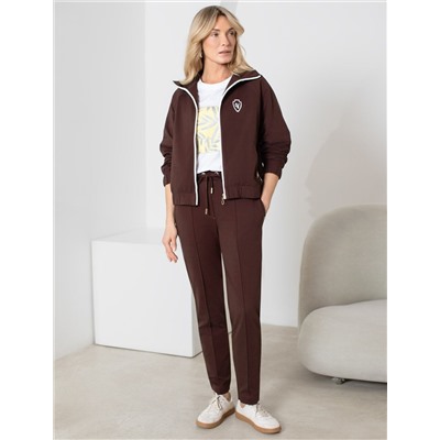 Худи на молнии из петельчатого футера двухнитки с эластаном без начеса