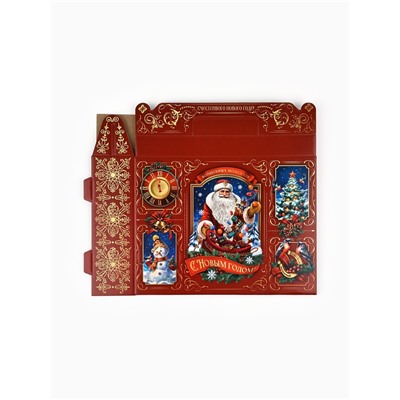 УЦЕНКА Коробка подарочная складная «Дед Мороз», 33.5×25.5×7.5 см