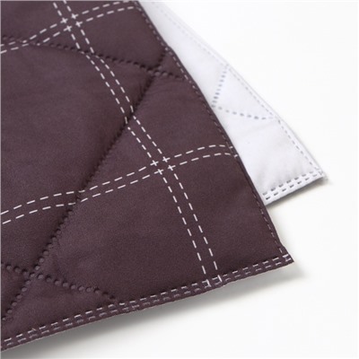 Покрывало 2-спальное LoveLife Cage: graphite, 180×210±5 см, микрофайбер