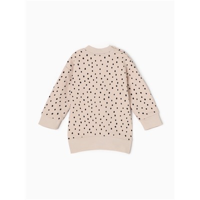 Джемпер для девочки «Крошка Я. Киса», рост 62-68 см, бежевый