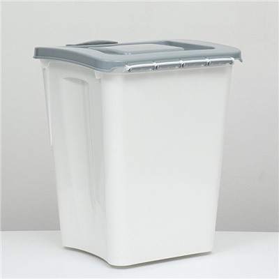 Контейнер для корма, 36 л, серый