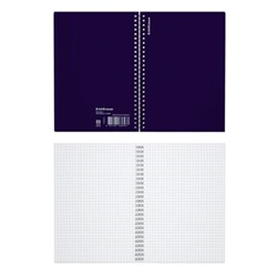 Тетрадь  80л клетка на спирали пластиковая обложка "Reef" индиго 63643 ErichKrause