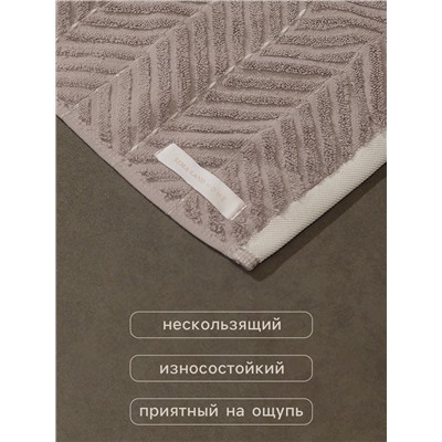 Коврик махровый SL HOME: Lines «Софт Мист», 50×70 см, хлопок 100%