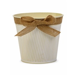 Кашпо «Ведёрко Гленн», 13×13×12 см, бежевое