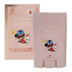 JMsolution Солнцезащитный стик с экстрактом розы / Glow Luminous Flower Light Sun Stick  SPF50+PA++++ Disney Minnie, 21 г 22570