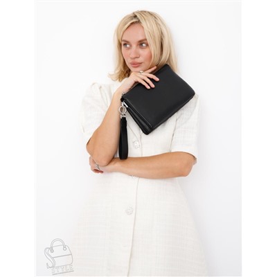 Сумка женская кожаная 9376-2Y black Polina&Eiterou  в Новосибирске