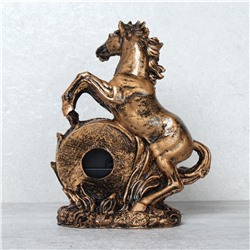 Часы статуэтка Лошадь 19 см / 3401A /уп 48/Символ года 2026