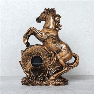 Часы статуэтка Лошадь 19 см / 3401A /уп 48/Символ года 2026