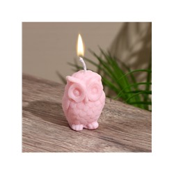 УЦЕНКА Свеча «Сова», 5×5×6 см, соевый воск, МИКС
