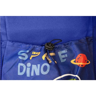 Кармашки-органайзер в шкафчик для детского сада 5 карманов 83x24 см голубой