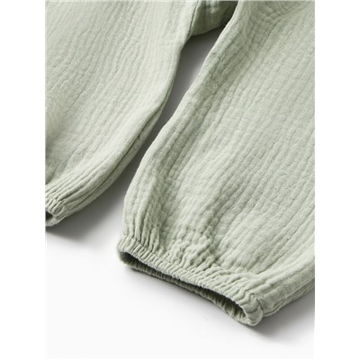 Комбинезон детский «Крошка Я. Муслин», рост 62-68 см, оливковый