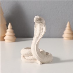 Подставка для благовоний, конусов «Кобра королевская», 6.5×6×9 см, белый