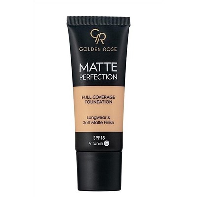 Крем тональный для лица GR Matte Perfection Full Coverage Foundation - 005 Холодный КОСМЕТИКА ИЗ ТУРЦИИ, 1097183