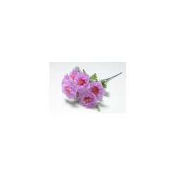 Искусственные цветы, Ветка в букете нарцисс кудрявый 7 голов (1010237) микс