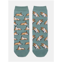Носки женские CONTE Хлопковые носки с рисунками &quot;corgi&quot;