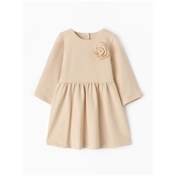 Платье для девочки MINAKU Nature, рост 92-98 см, бежевое