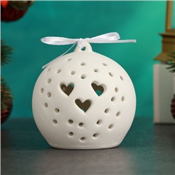 Фигурка светящаяся TAKE IT EASY «Шар с сердечками», 7×7×7.5 см