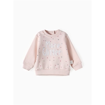 Свитшот для девочки «Крошка Я», рост 68-74 см, розовый
