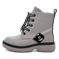 B-10020-U сер Ботинки деми для девочек (28-35)/8