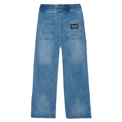 Брюки текстильные джинсовые для девочек