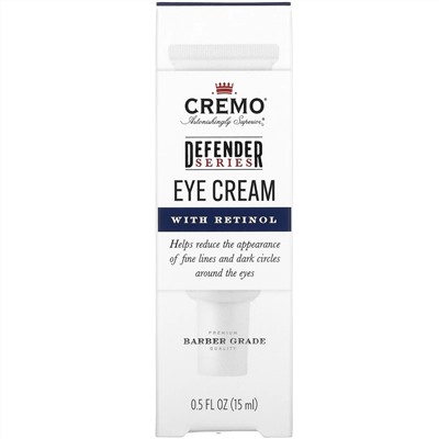 Cremo, Defender Series, Eye Cream With Retinol, 0.5 fl oz (15 ml)