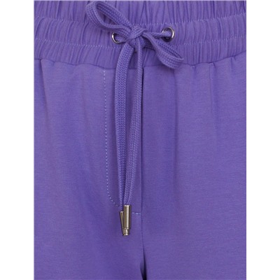 Прямые брюки из тонкого премиального футера с эластаном