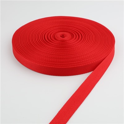 Стропа ременная, 20 мм, 50±1 м, плотность 8.2 г/м, красная №35