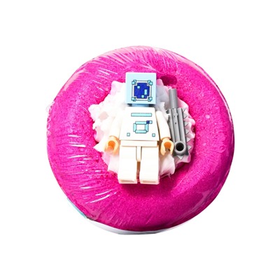 Бомбочка для ванн CUBEHERO розовая, 210 г МИКС
