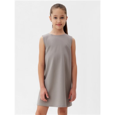 Платье нарядное для девочки MINAKU: PartyDress, рост 152-158 см, серое
