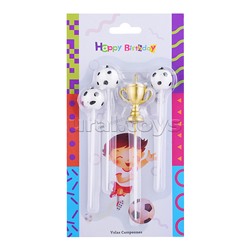 Набор свечей праздничных "Футбол"