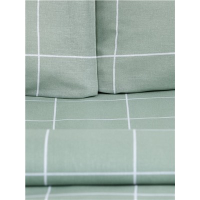 Постельное бельё 2-спальное «Этель. Клетка», бязь