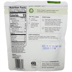Simply Organic, Органический соус медленной варки, Southwest Taco, для говядины, 8 унц. (227 г.)
