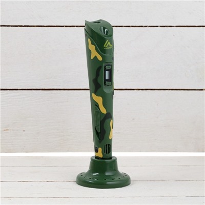 3D ручка Luazon, с дисплеем, с пластиком ABS и PLA в комплекте, хаки