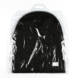 Накидка-массажёр на сиденье автомобиля, чёрный, велюр