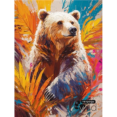 Тетрадь 80л. линия "Медведь" на гребне