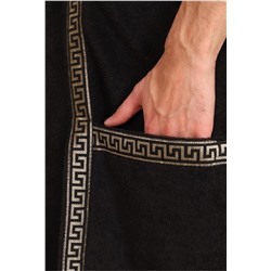 Набор для сауны махровый мужской (Черный)