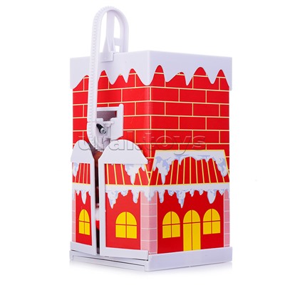 Музыкальный Дедушка поднимается по дымоходу, в коробке