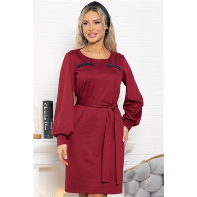 Платье Шарли (бордовое) П15012-18М