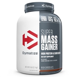 Dymatize Nutrition, Гейнер Super Mass, густой шоколад, 6 фунтов (2,7 кг)