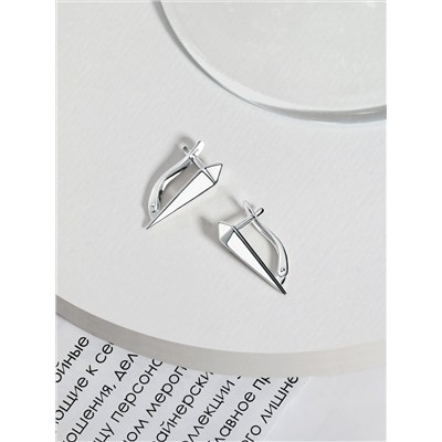 Серьги из серебра родированные 220-10-226р