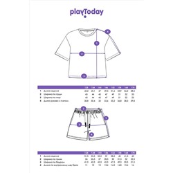 Комплект (Футболка+Шорты) PLAYTODAY, 1121350