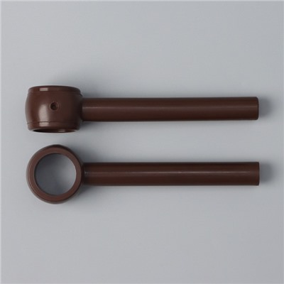 Карниз двухрядный 200 см, d=2.8 см, орех